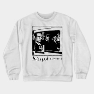 Interpol --  Original Retro Glitch Art Design Crewneck Sweatshirt